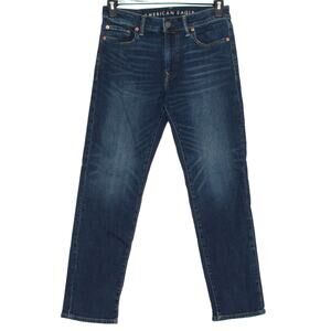 American Eagle Jeans Slim Straight Next Level Flex Y2K Streetwear Blue 30x30